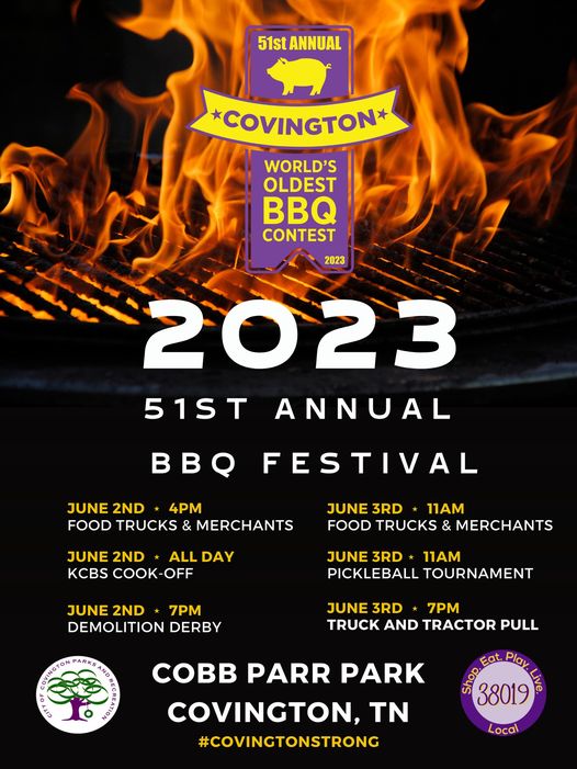 2023 Covington BBQ Contest_Schedule